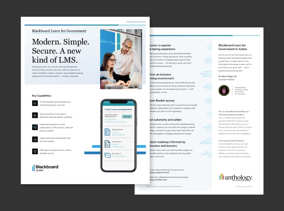 Blackboard Learn for Government Overview